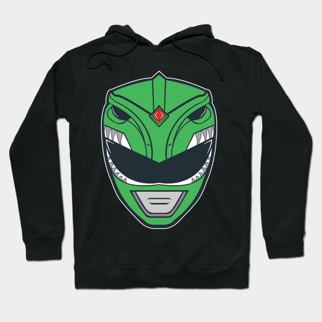 Go Go Green Ranger Hoodie by rinimalodesign